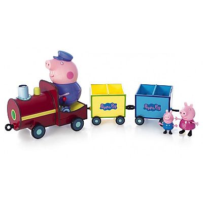 GIOCHI PREZIOSI Peppa Pig Τρενάκι Με 3 Φιγούρες GPH20258/GR