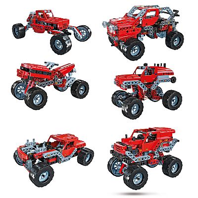 63705 ΕΡΓΑΣΤΗΡΙΟ ΜΗΧΑΝΙΚΗΣ MONSTER TRUCKS - Μαθαίνω & Δημιου