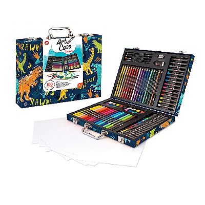 82052 Κασετίνα Ζωγραφικής Deluxe 100 Αξεσουάρ Δεινόσαυρος (EN)