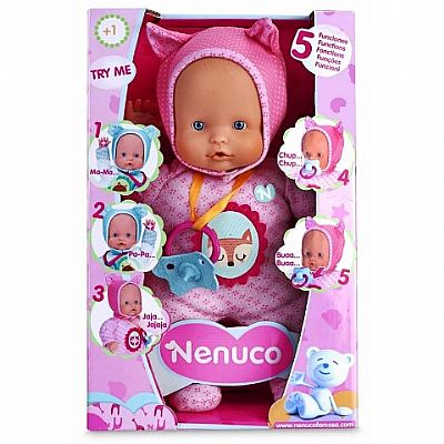Giochi Preziosi Nenuco Κούκλα Soft Με 5 Λειτουργίες - Ροζ/Μπλε 12664