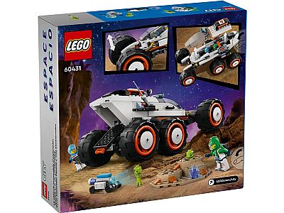 LEGO CITY: SPACE EXPLORER ROVER AND ALIEN LIFE (60431)