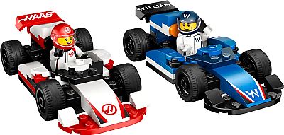 LEGO City: F1 Williams Racing & Haas F1 Race Cars (60464)