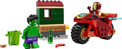 LEGO MARVEL: IRON MAN WITH BIKE AND THE HULK (76287)