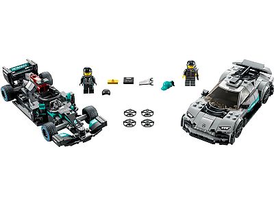 76909 LEGO SPEED CHAMPIONS: MERCEDES-AMG F1 W12 E PERFORMANCE & MERCEDES-AMG PROJECT ONE