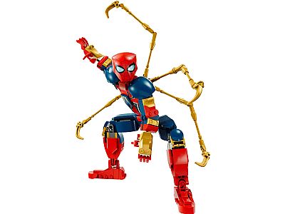 LEGO SUPER HEROES MARVEL: SPIDER-MAN NO WAY HOME - IRON SPIDER-MAN CONSTRUCTION FIGURE (76298)