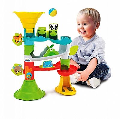 Clementoni Baby Βρεφικό Παιχνίδι Τσουλήθρα Ζωάκια Του Δάσους 1000-17309