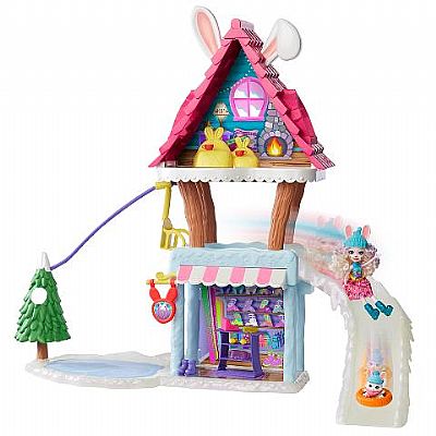 Mattel Enchantimals Χιονοδρομικό Σαλέ Gjx50