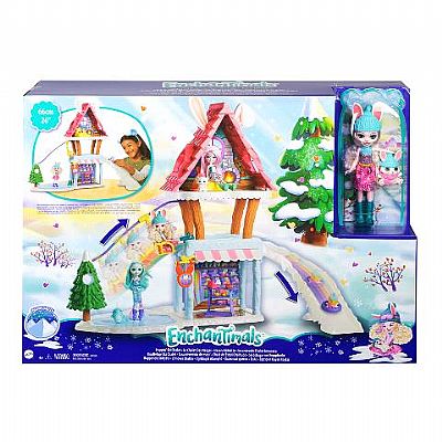 Mattel Enchantimals Χιονοδρομικό Σαλέ Gjx50