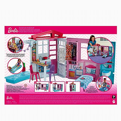 Barbie Νέο Σπιτάκι - Βαλιτσάκι Fxg54