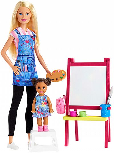 Mattel Barbie Δασκάλα Ζωγραφικής Σετ Παιχνιδιού Gjm29
