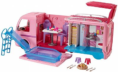 Barbie Dream Camper Νέο Τροχόσπιτο Fbr34