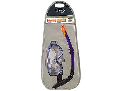 Poseidon Σετ Μάσκα & Αναπνευστήρας Σίλιτερ Ενηλίκων σε Τσάντα με Velcro Andromeda 22296N