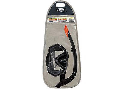 Poseidon Σετ Μάσκα & Αναπνευστήρας Σίλιτερ Ενηλίκων σε Τσάντα με Velcro Ariadni 22901N