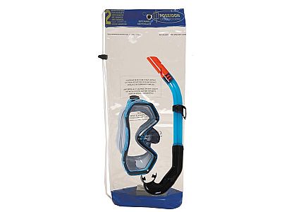 Poseidon Σετ Μάσκα & Αναπνευστήρας Polycarbonate Ενηλίκων σε Τσάντα Aphrodite 34080T