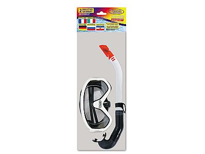 Poseidon Σετ Μάσκα & Αναπνευστήρας Polycarbonate Ενηλίκων σε Σακούλα Oceanis 32050SS