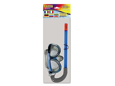 Poseidon Σετ Μάσκα & Αναπνευστήρας Polycarbonate Ενηλίκων σε Σακούλα Elli 33025