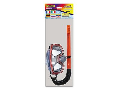 Poseidon Σετ Μάσκα & Αναπνευστήρας Polycarbonate Εφηβική-Ενηλίκων σε Σακούλα Kalipso 32055