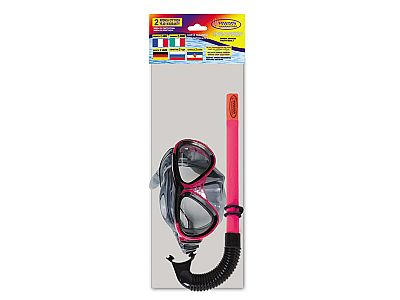 Poseidon Σετ Μάσκα & Αναπνευστήρας Polycarbonate Εφηβική-Ενηλίκων σε Σακούλα Erato 33040